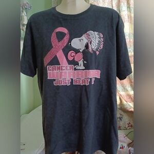 Ladies Breast Cancer T Shirt LG